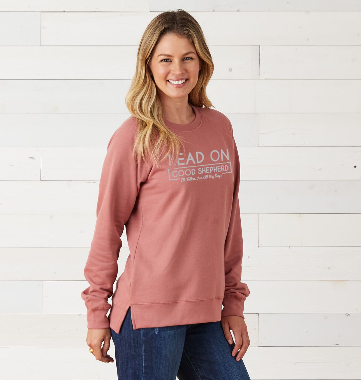 Lead On Good Shepherd Crew Sweatshirt