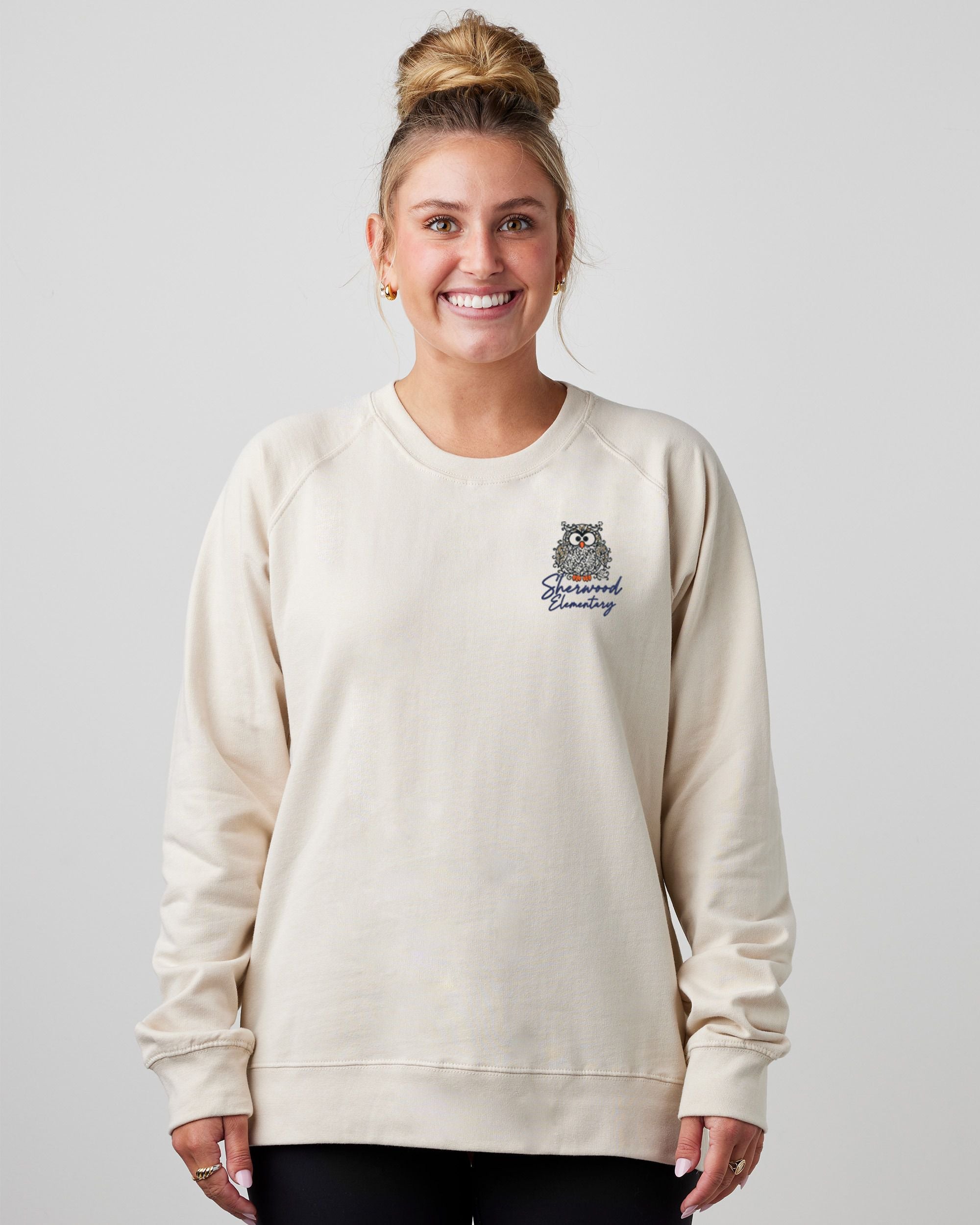 Sherwood Elementary Ladies Midweight Pullover Crew