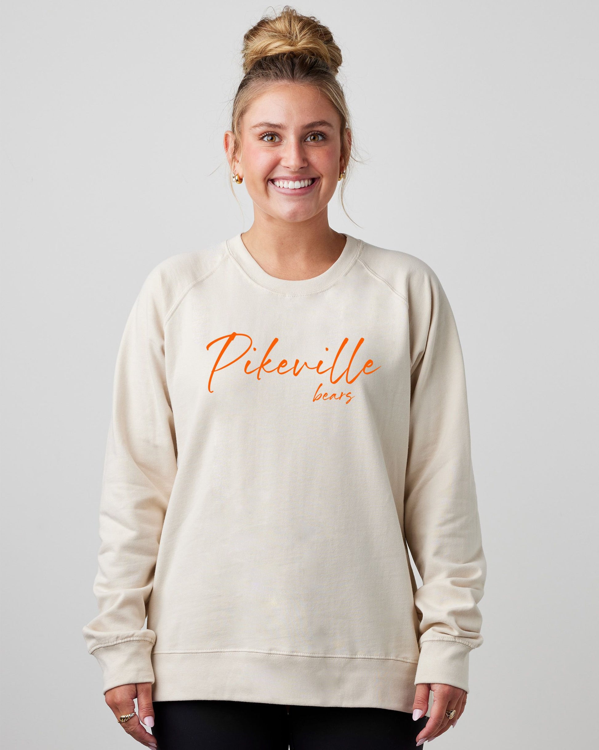 Pikeville Script Ladies Midweight Pullover Crew