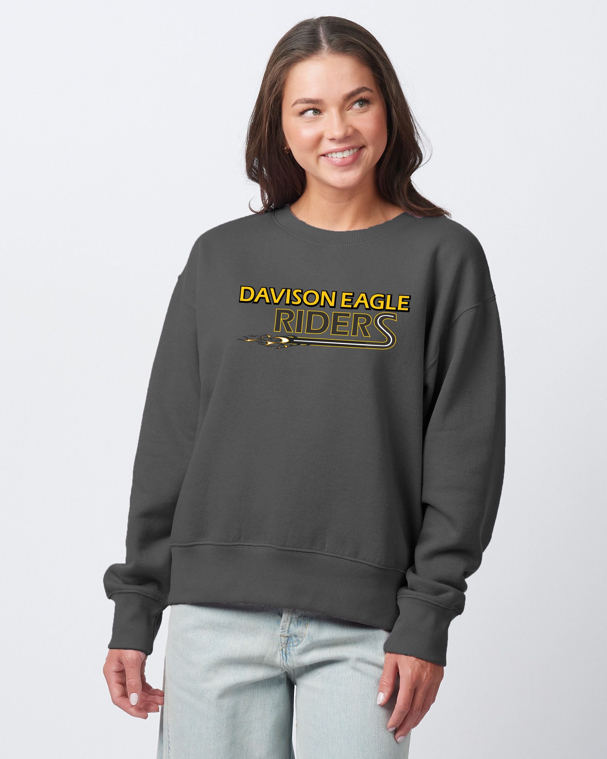 Davison Eagle Riders Ladies Boxy Crew