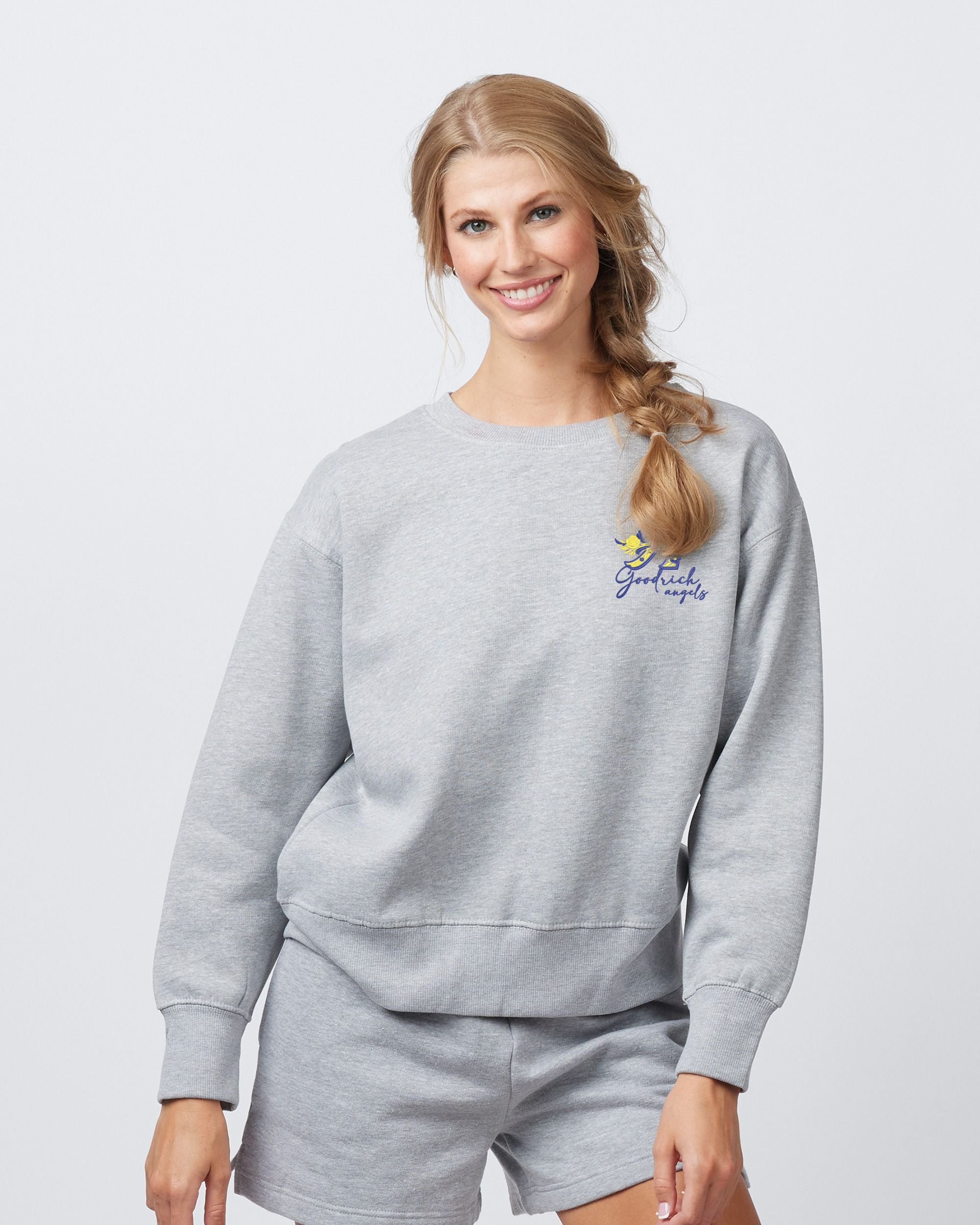 Goodrich Angels Floral Ladies Boxy Crew