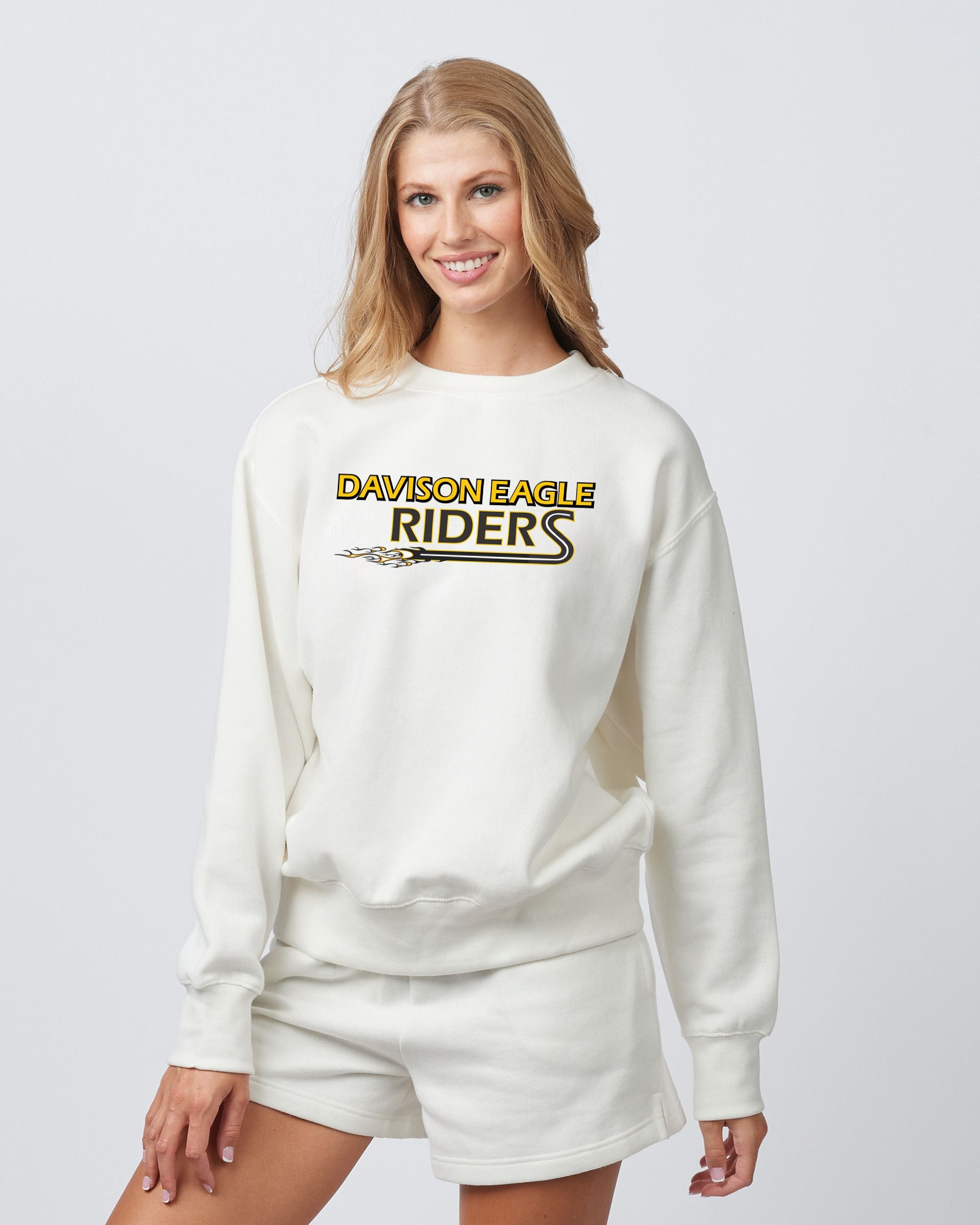 Davison Eagle Riders Ladies Boxy Crew