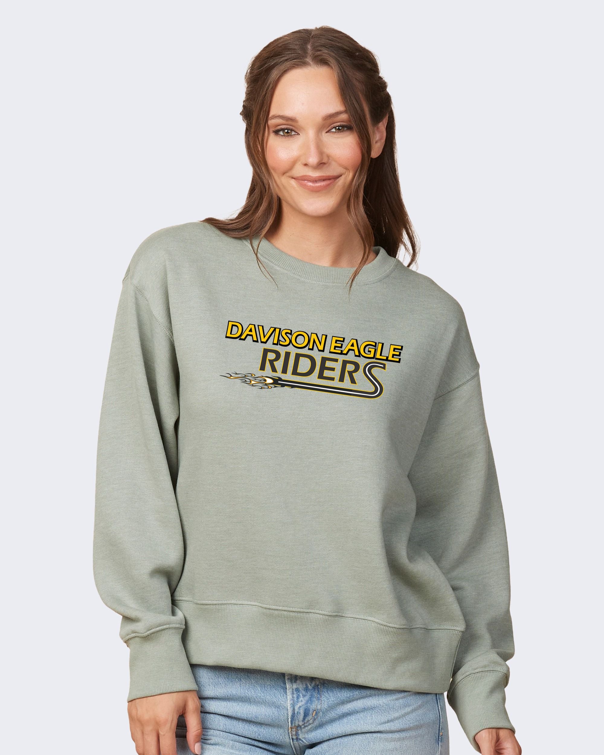 Davison Eagle Riders Ladies Boxy Crew
