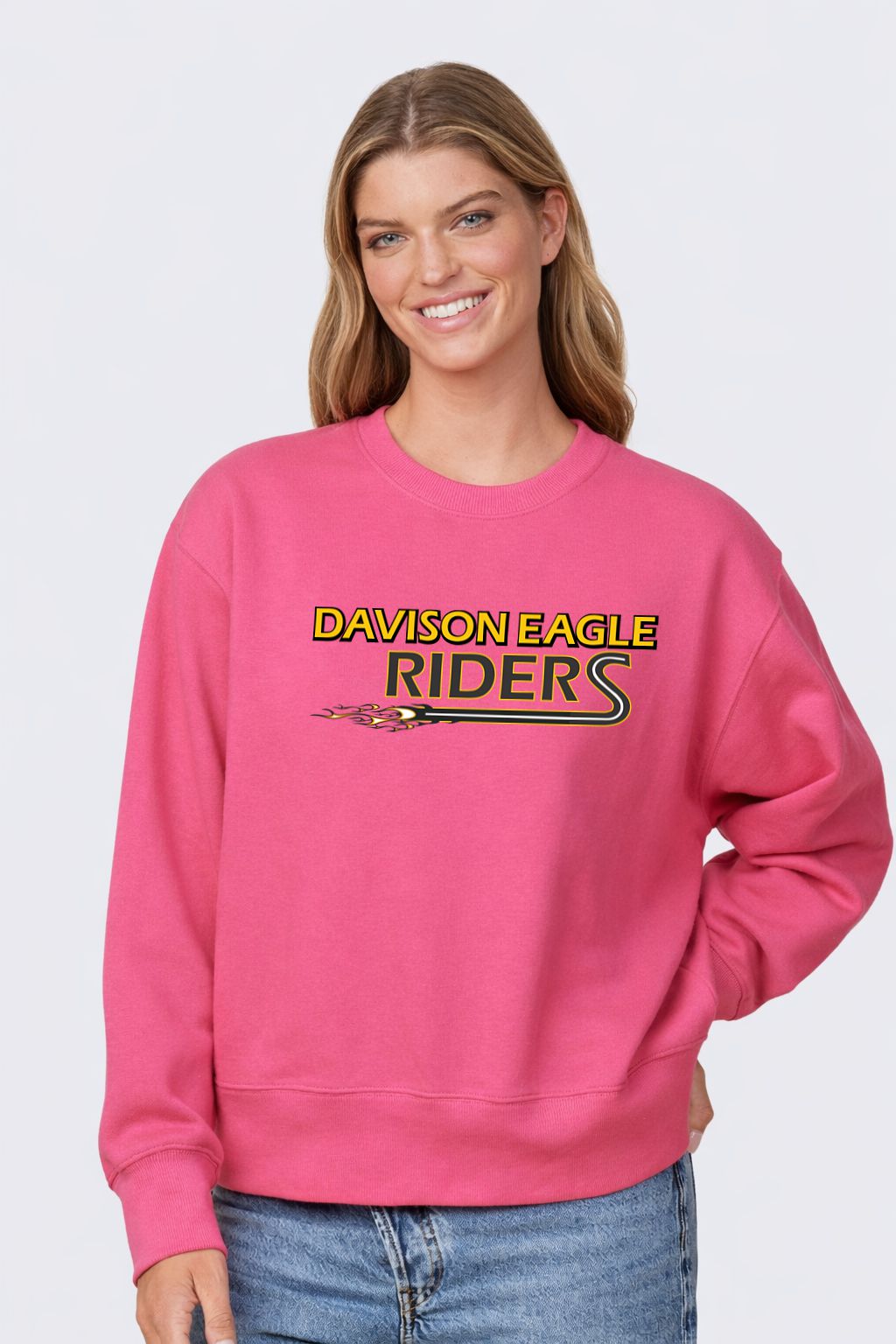 Davison Eagle Riders Ladies Boxy Crew