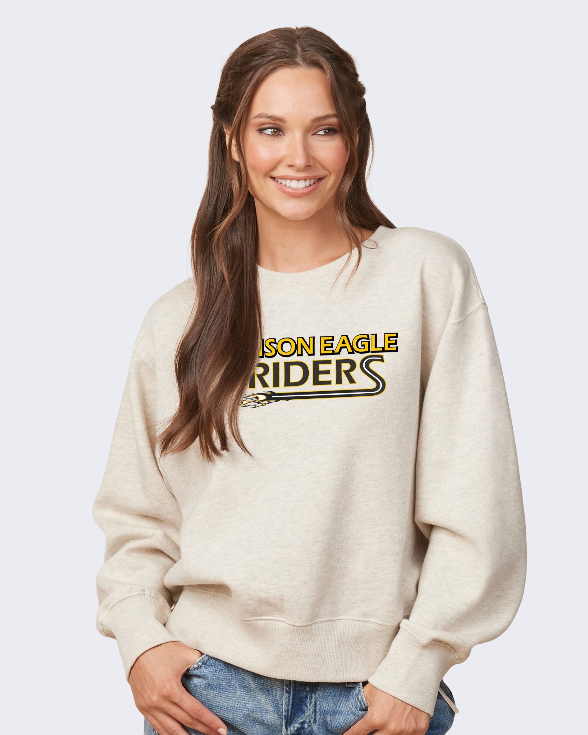 Davison Eagle Riders Ladies Boxy Crew