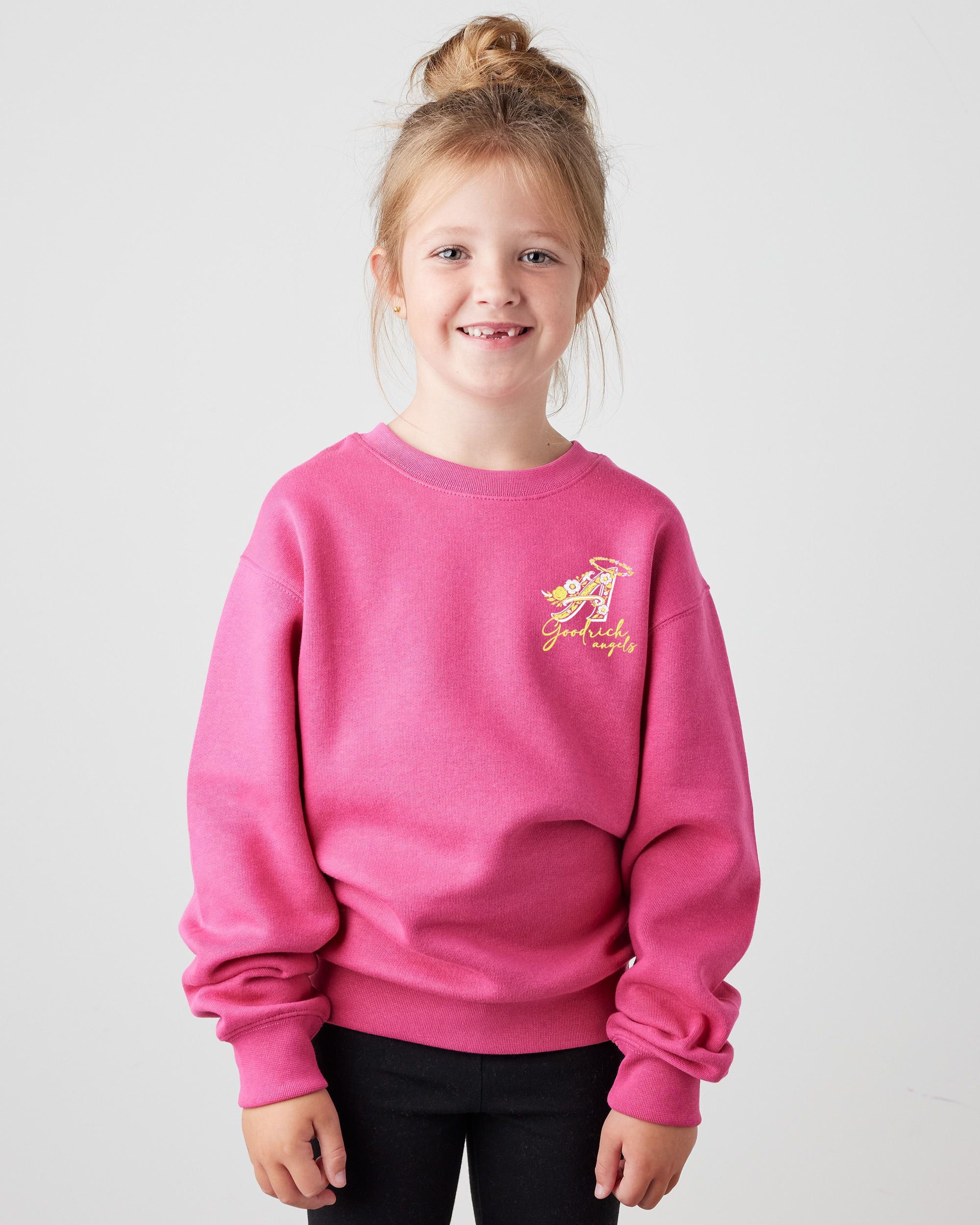 Goodrich Angels Floral Youth Fleece Crew
