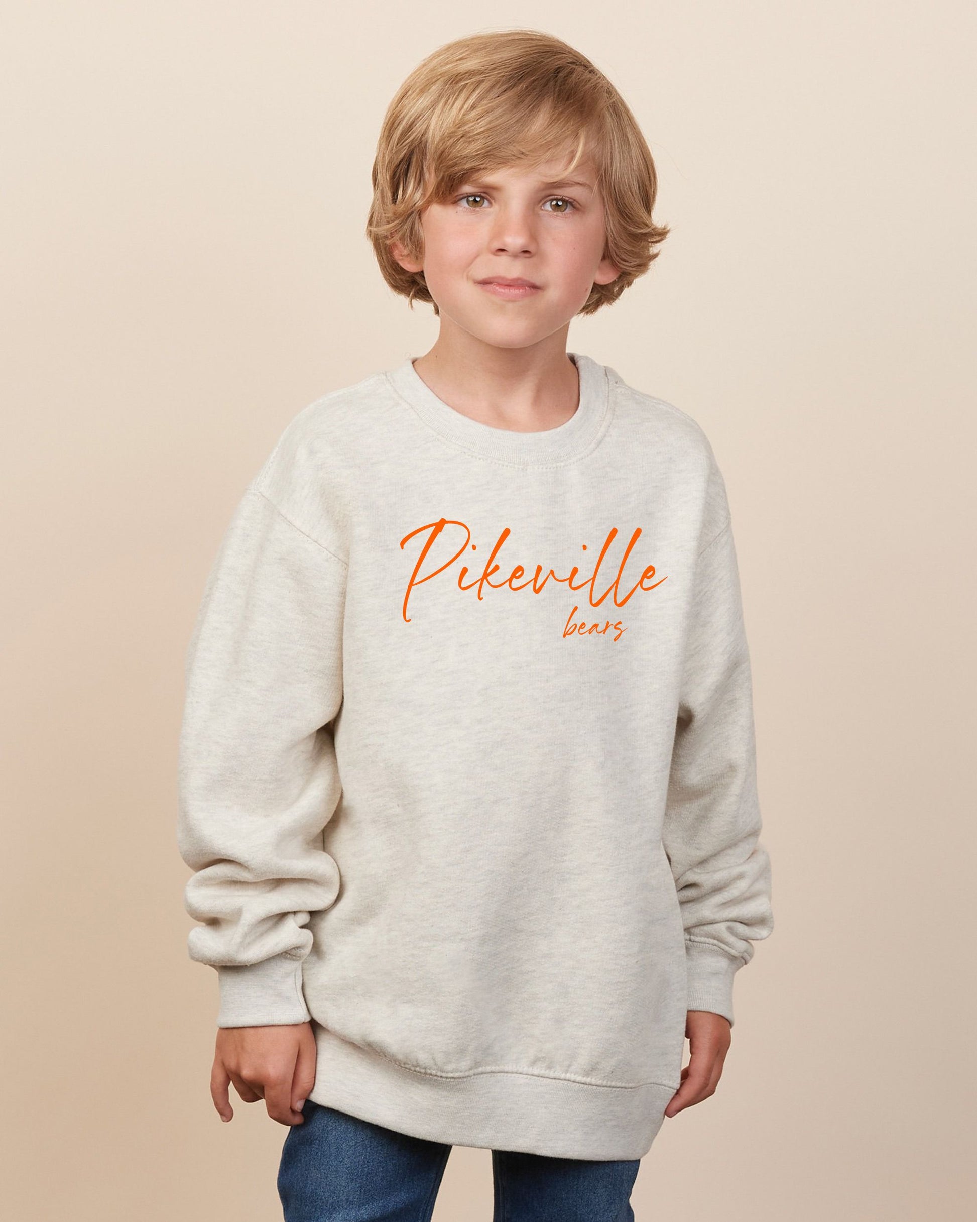 Pikeville Script Youth Fleece Crew