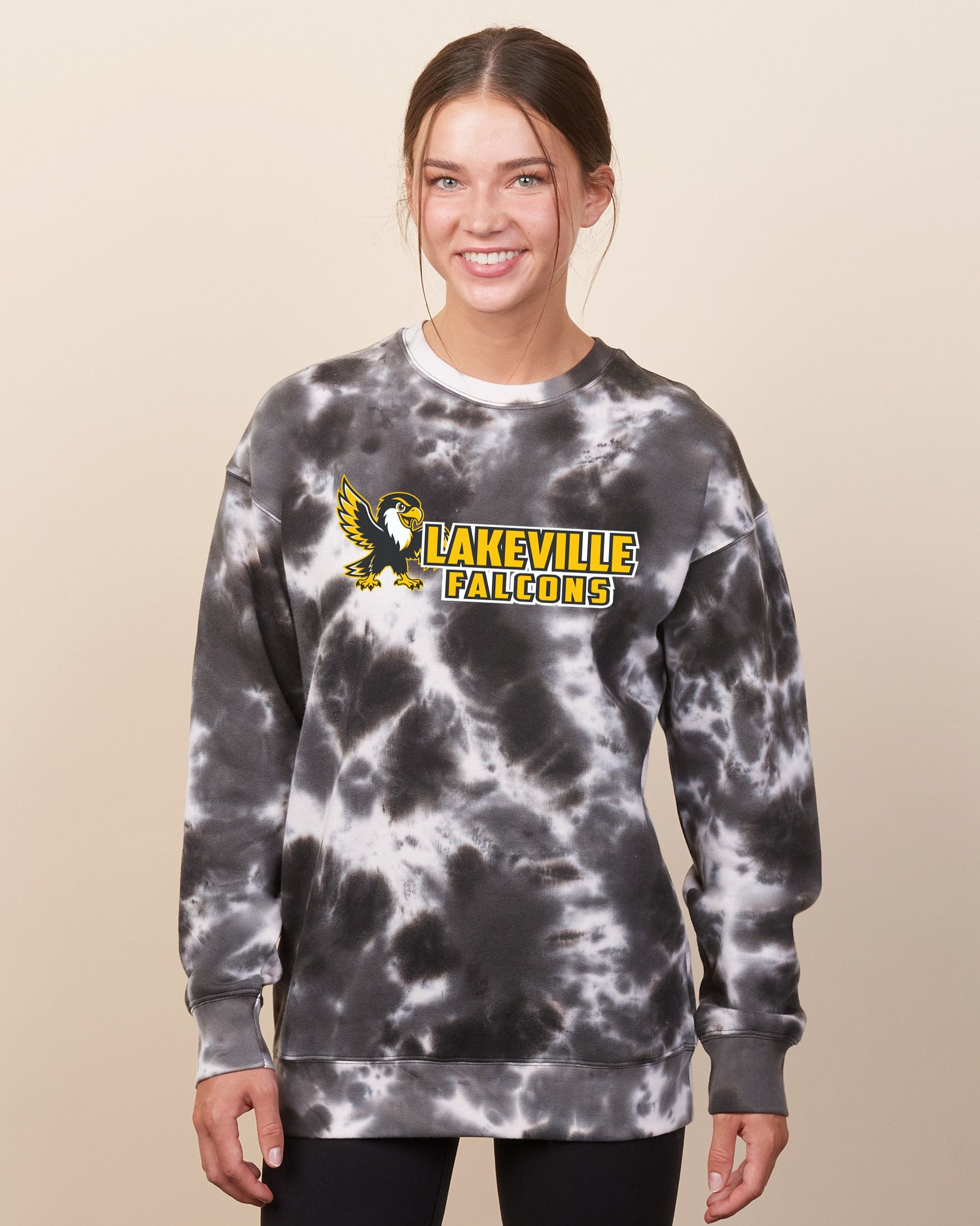 Lakeville Cartoon Falcons Crew Sweatshirt