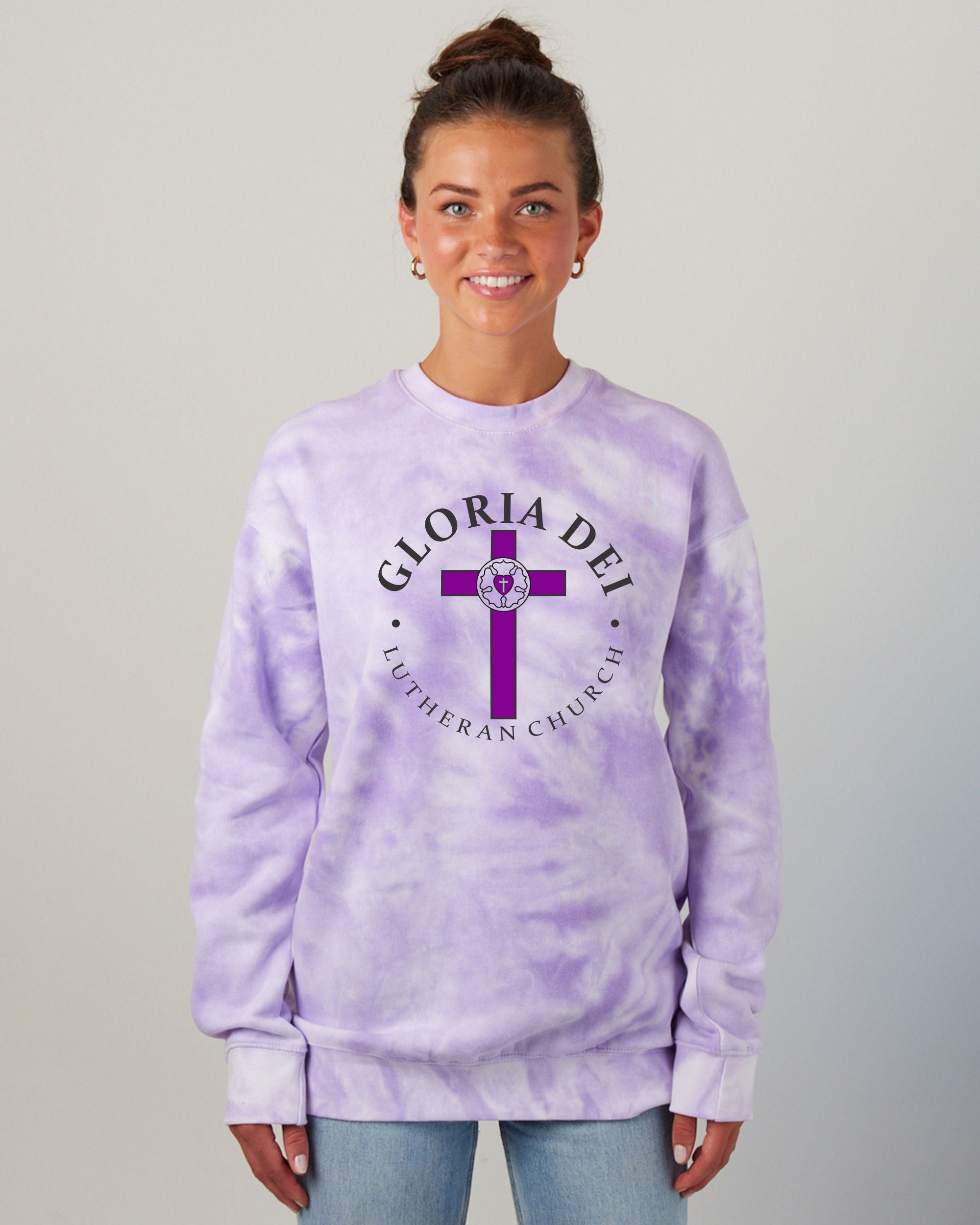 Gloria Dei Lutheran Church Ladies Crew Sweatshirt