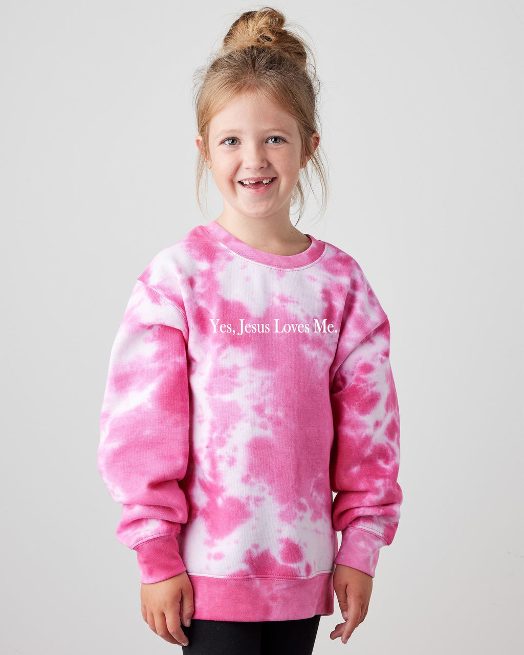 Yes, Jesus Loves Me Youth Crew Sweatshirt
