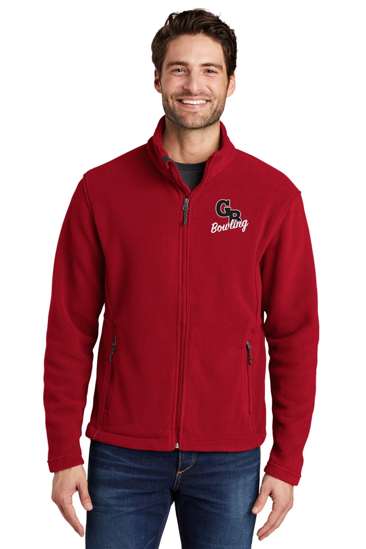 Grand Blanc Bowling Fleece Full Zip Jacket