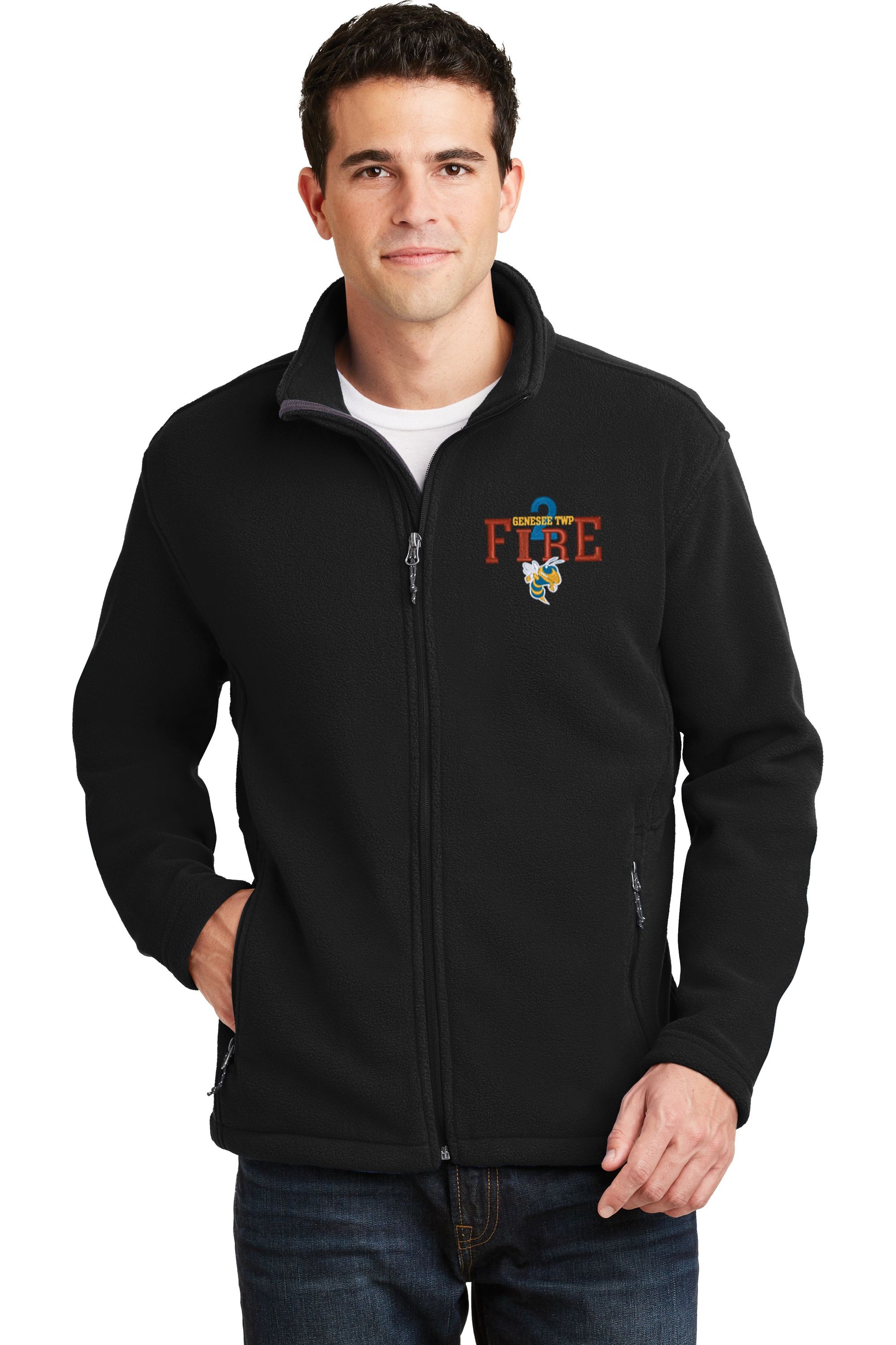 Genesee TWP Fire Department Fleece Full Zip Jacket