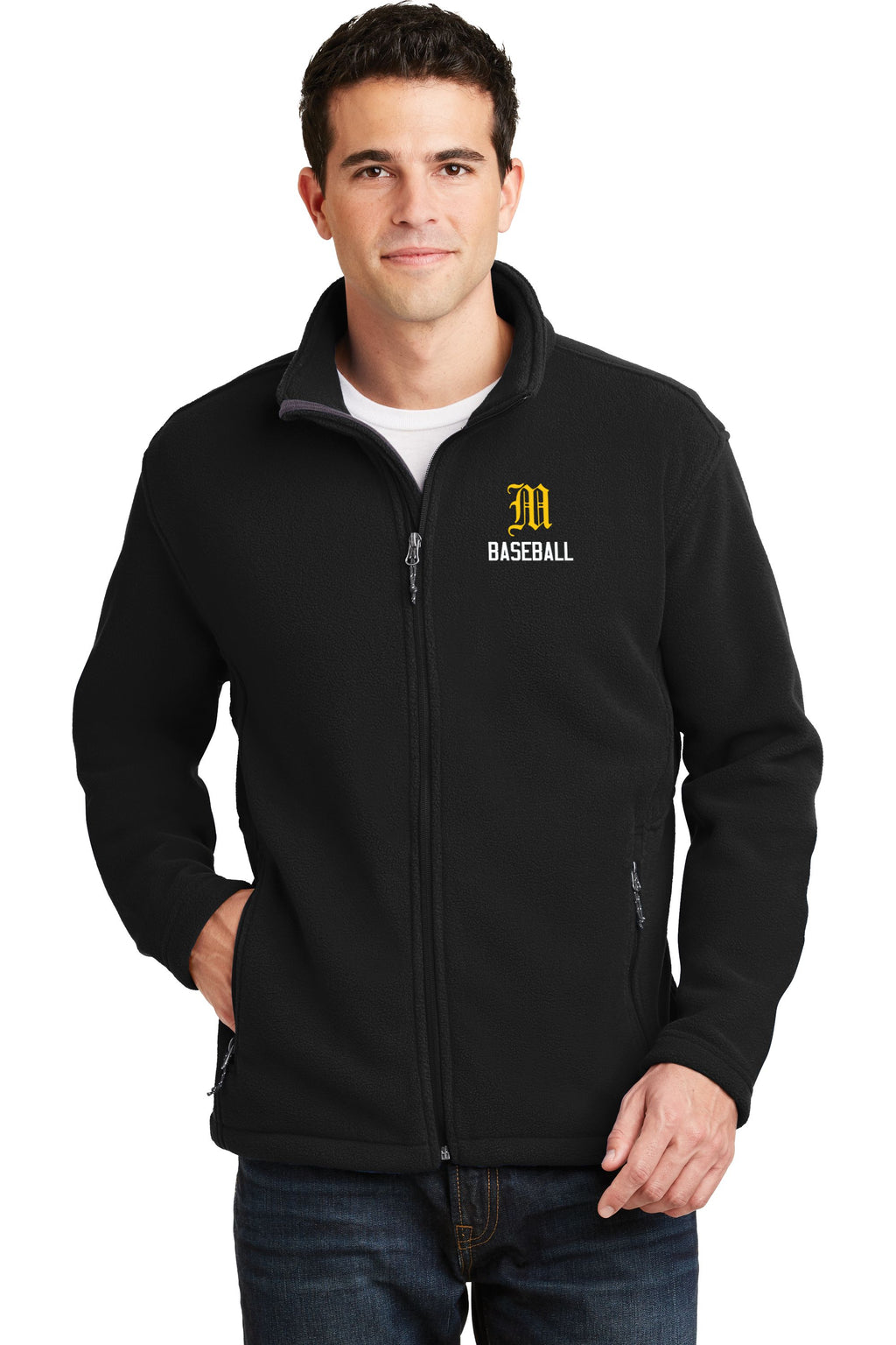 Mott CC Baseball Fleece Full Zip Jacket