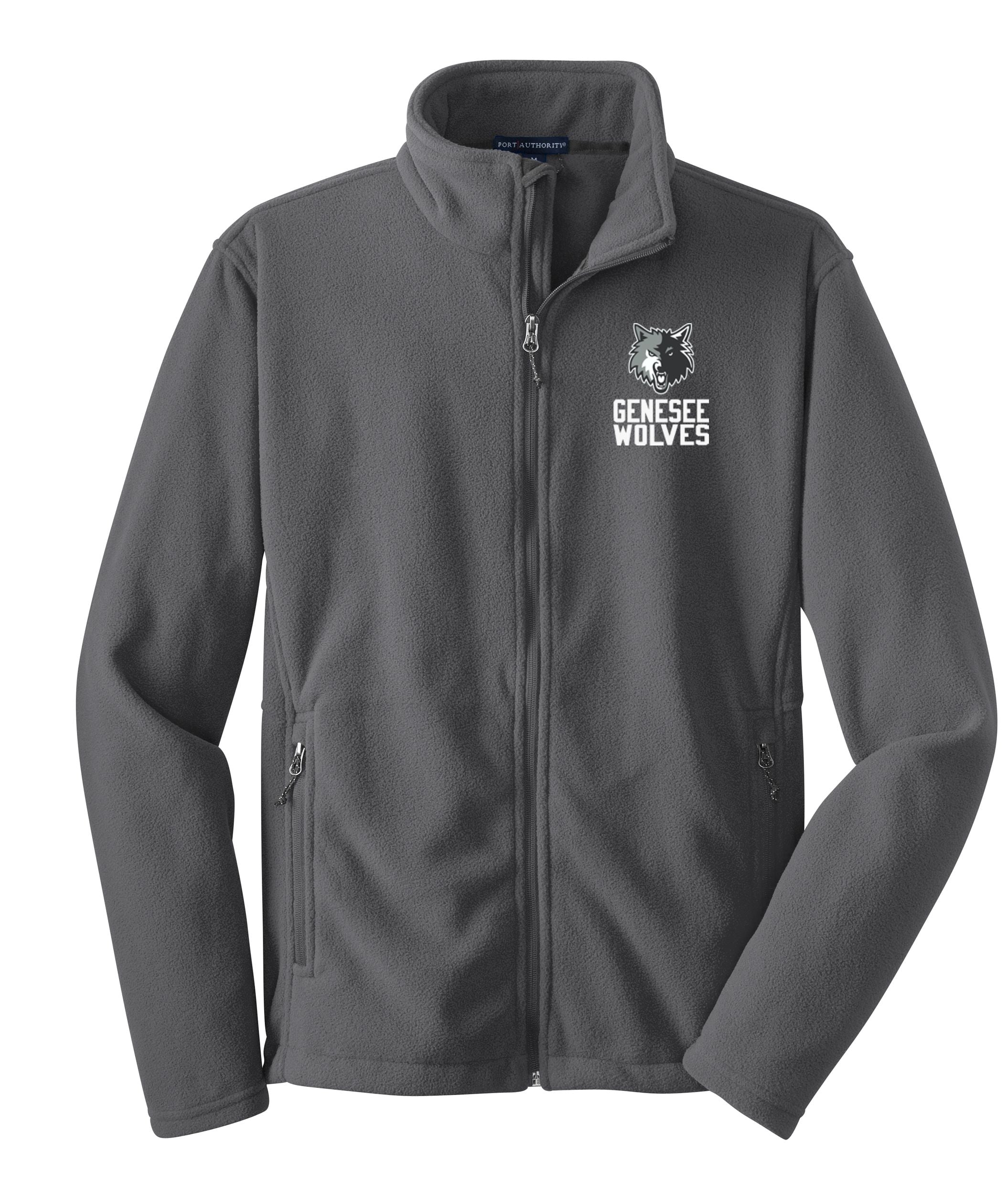 Genesee Wolves Fleece Full Zip Jacket - GWPTO