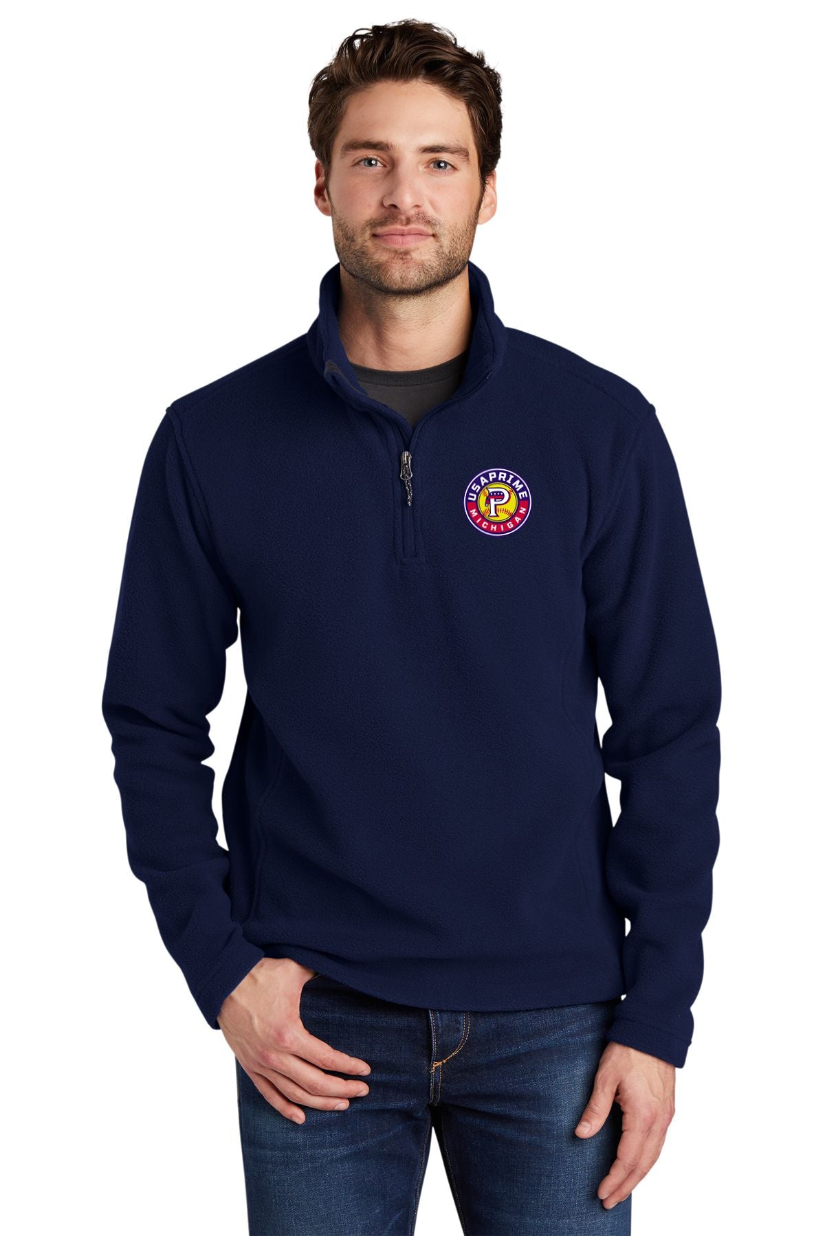 USA Prime Softball Fleece 1/4 Zip Jacket