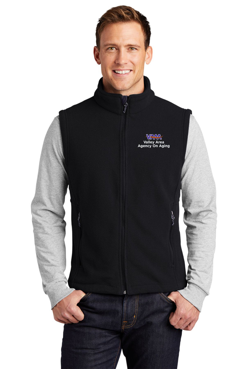Valley Area Agency On Aging Fleece Full Zip Vest
