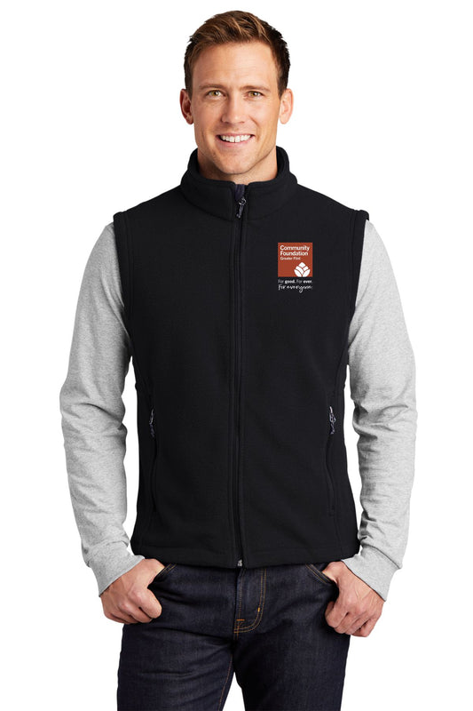 Community Foundation of Greater Flint Fleece Full Zip Vest