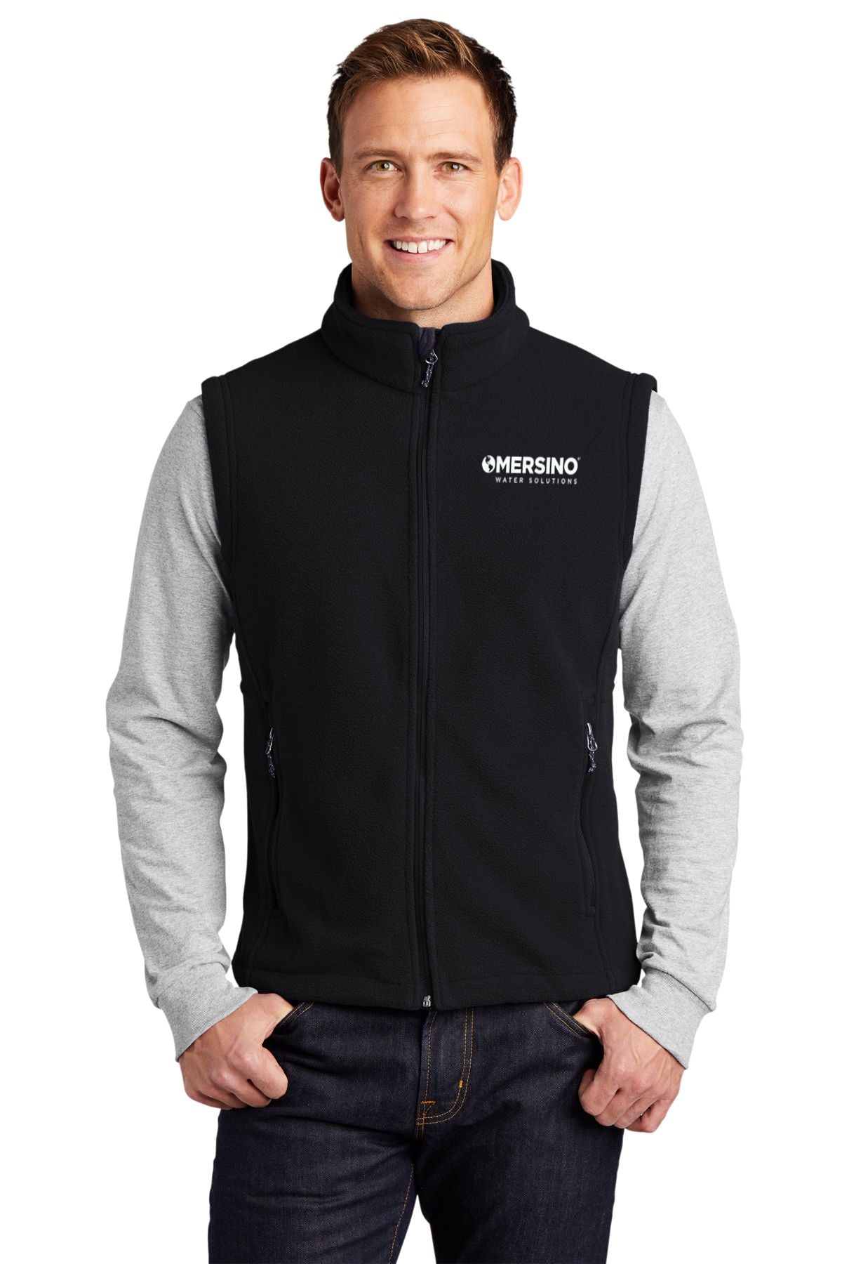 Mersino Fleece Full Zip Vest