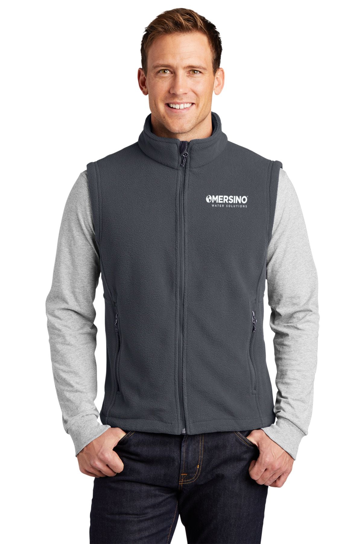 Mersino Fleece Full Zip Vest