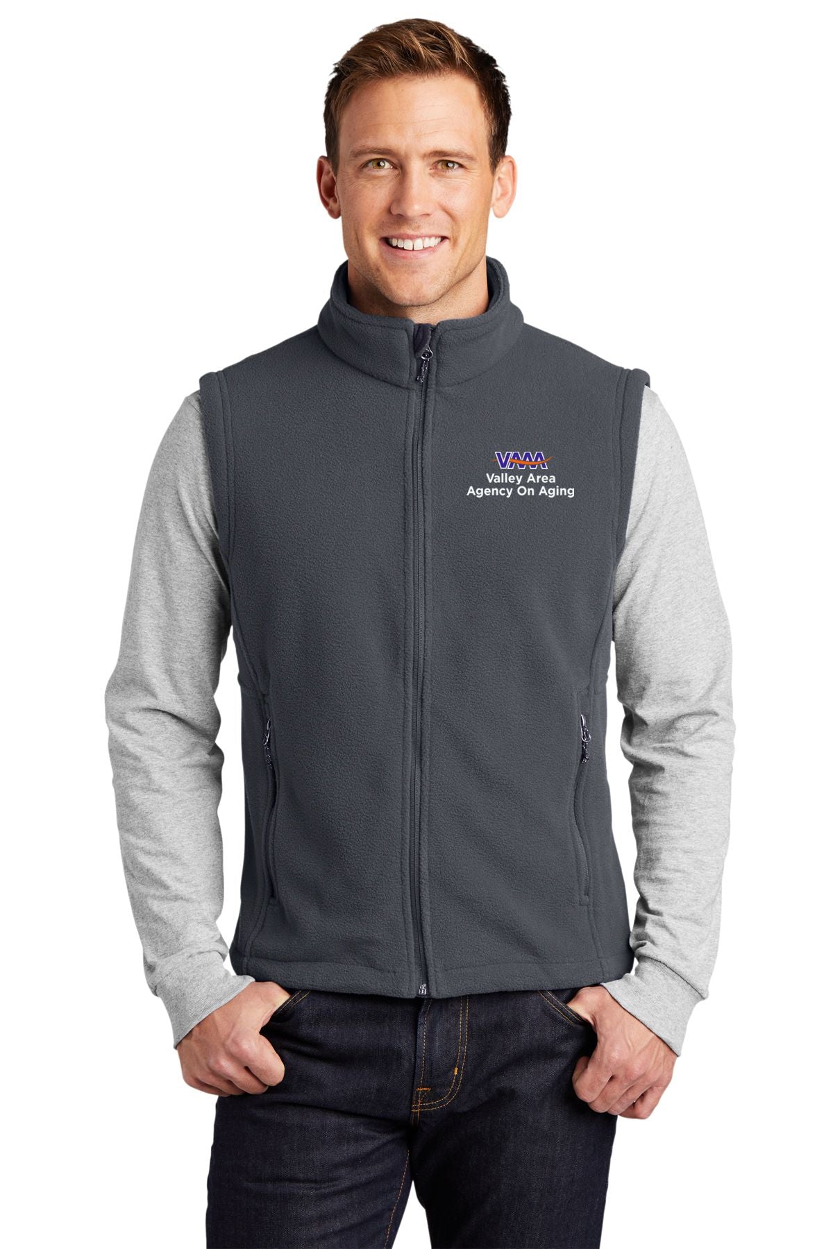 Valley Area Agency On Aging Fleece Full Zip Vest