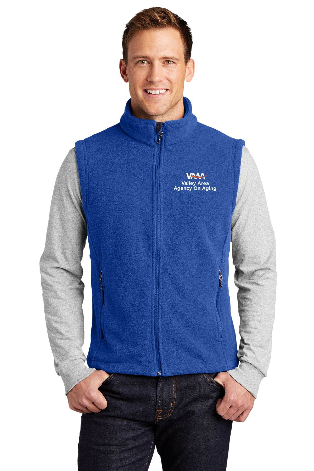 Valley Area Agency On Aging Fleece Full Zip Vest