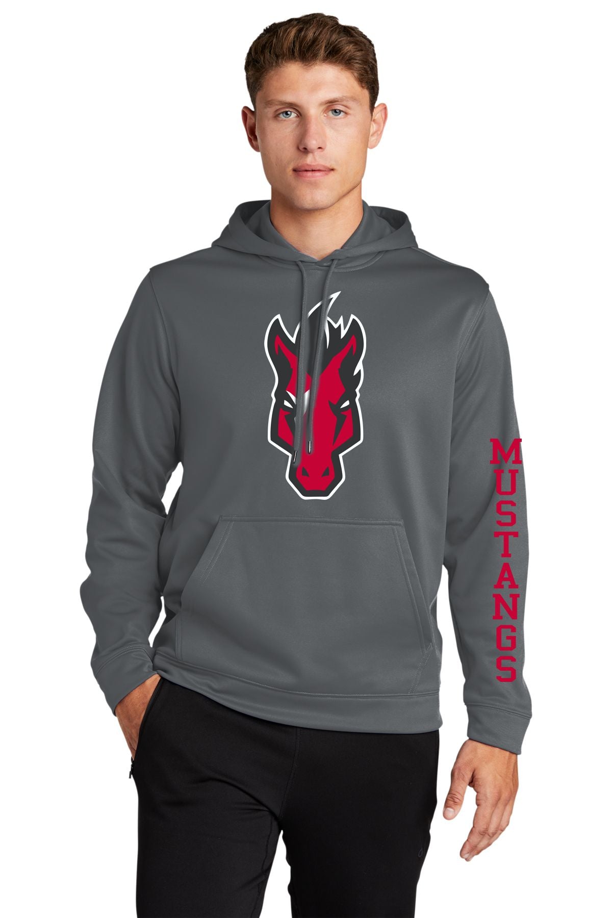 Mustangs Performance Hooded Pullover