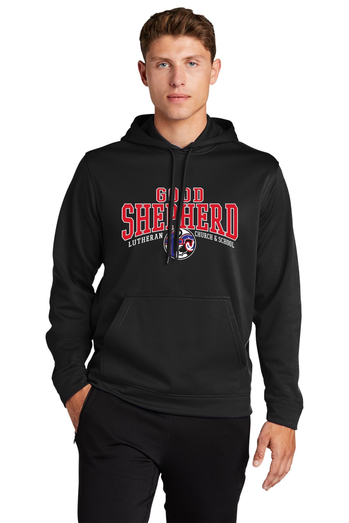Good Shepherd Performance Hooded Pullover