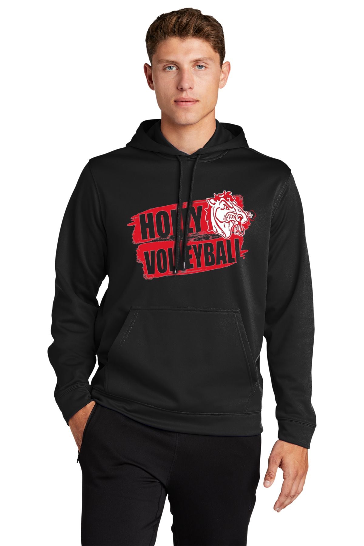 Holly Volleyball Performance Hooded Pullover