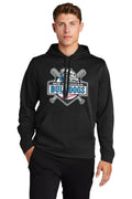 Mid Michigan Bulldogs Performance Hooded Pullover