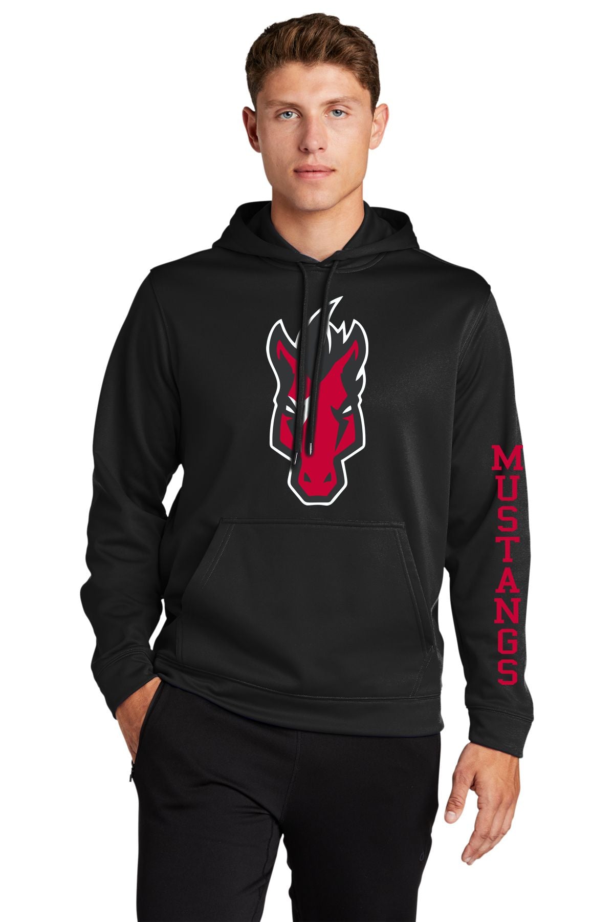 Mustangs Performance Hooded Pullover