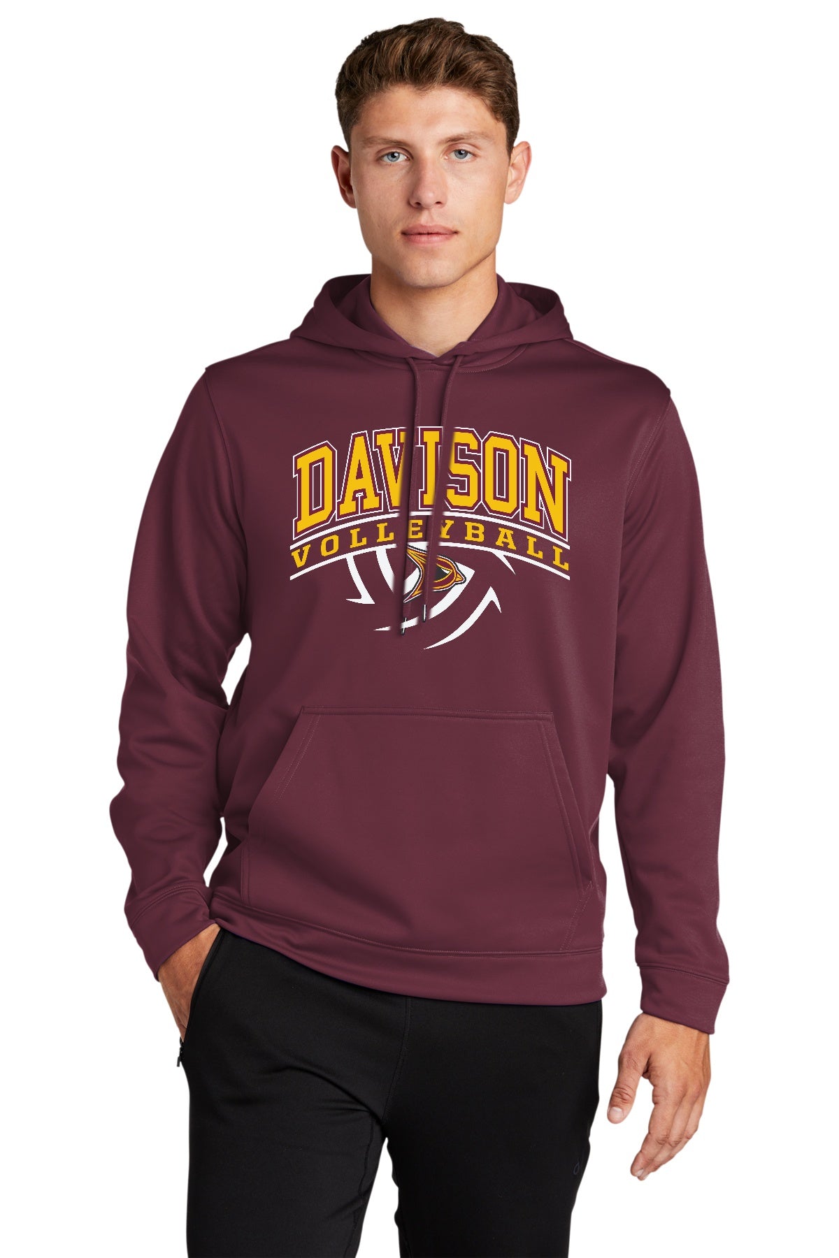 Davison Volleyball Performance Hooded Pullover