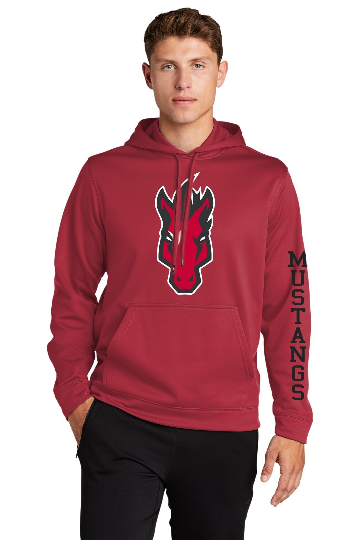 Mustangs Performance Hooded Pullover