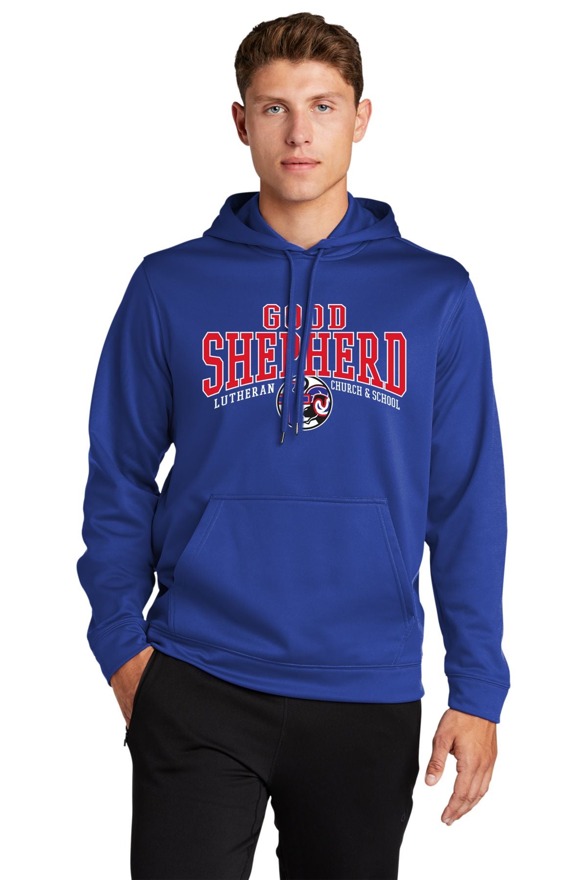 Good Shepherd Performance Hooded Pullover