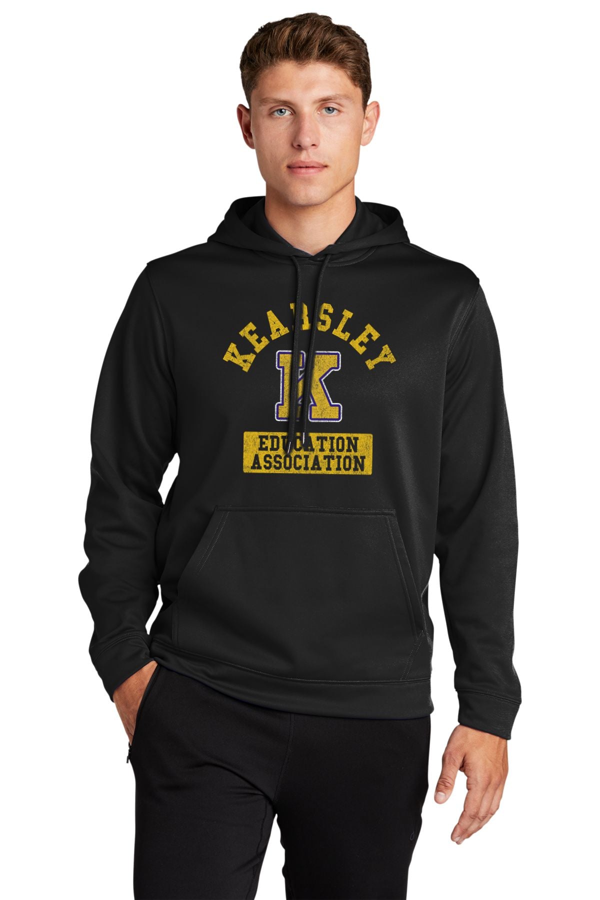 Kearsley Education Association Performance Hooded Pullover