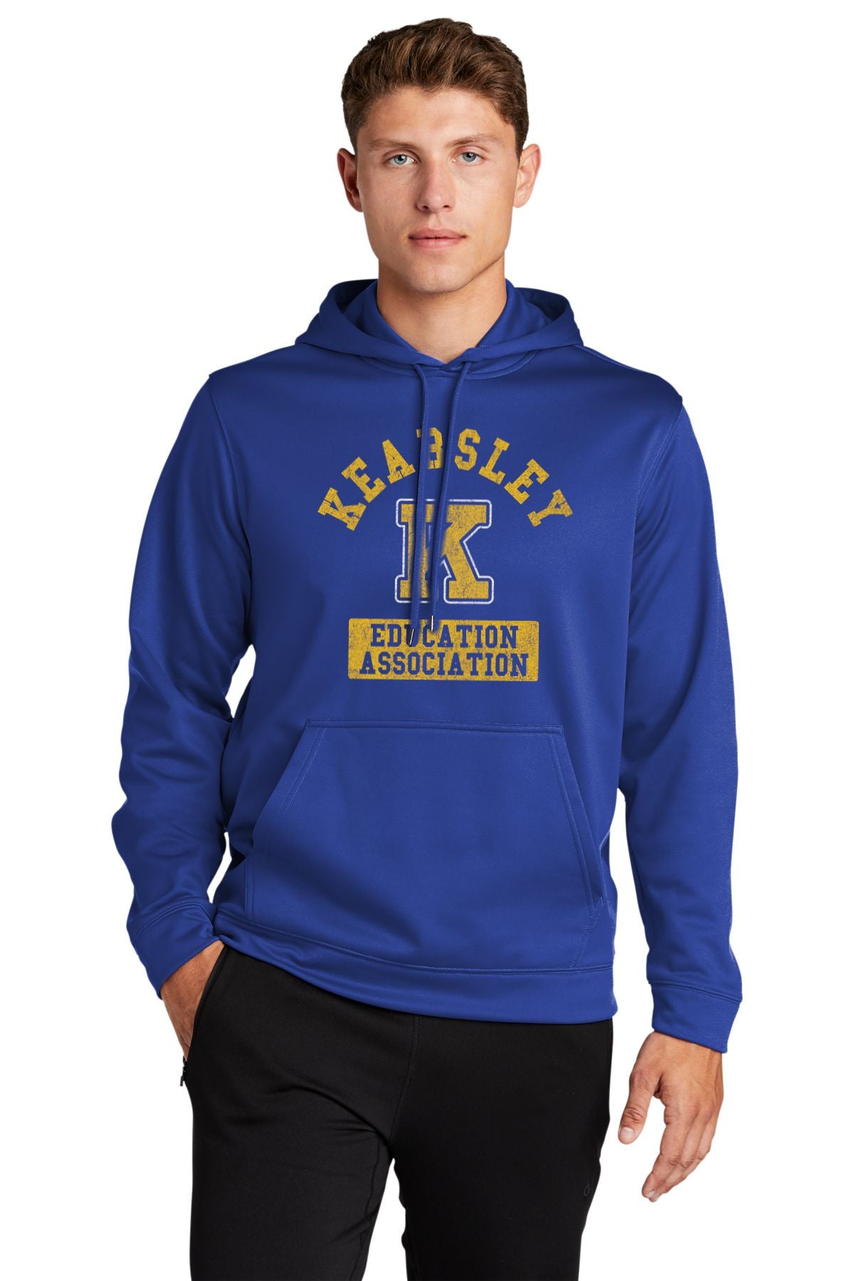 Kearsley Education Association Performance Hooded Pullover