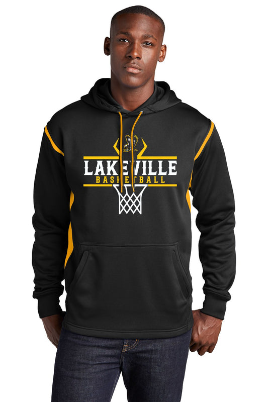 Lakeville Basketball Tech Fleece Colorblock Hooded Sweatshirt