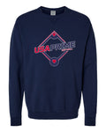 USA Prime Softball Garment-Dyed Crewneck Sweatshirt