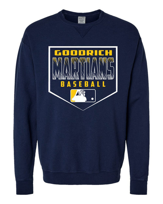 Goodrich Baseball Garment-Dyed Crewneck Sweatshirt