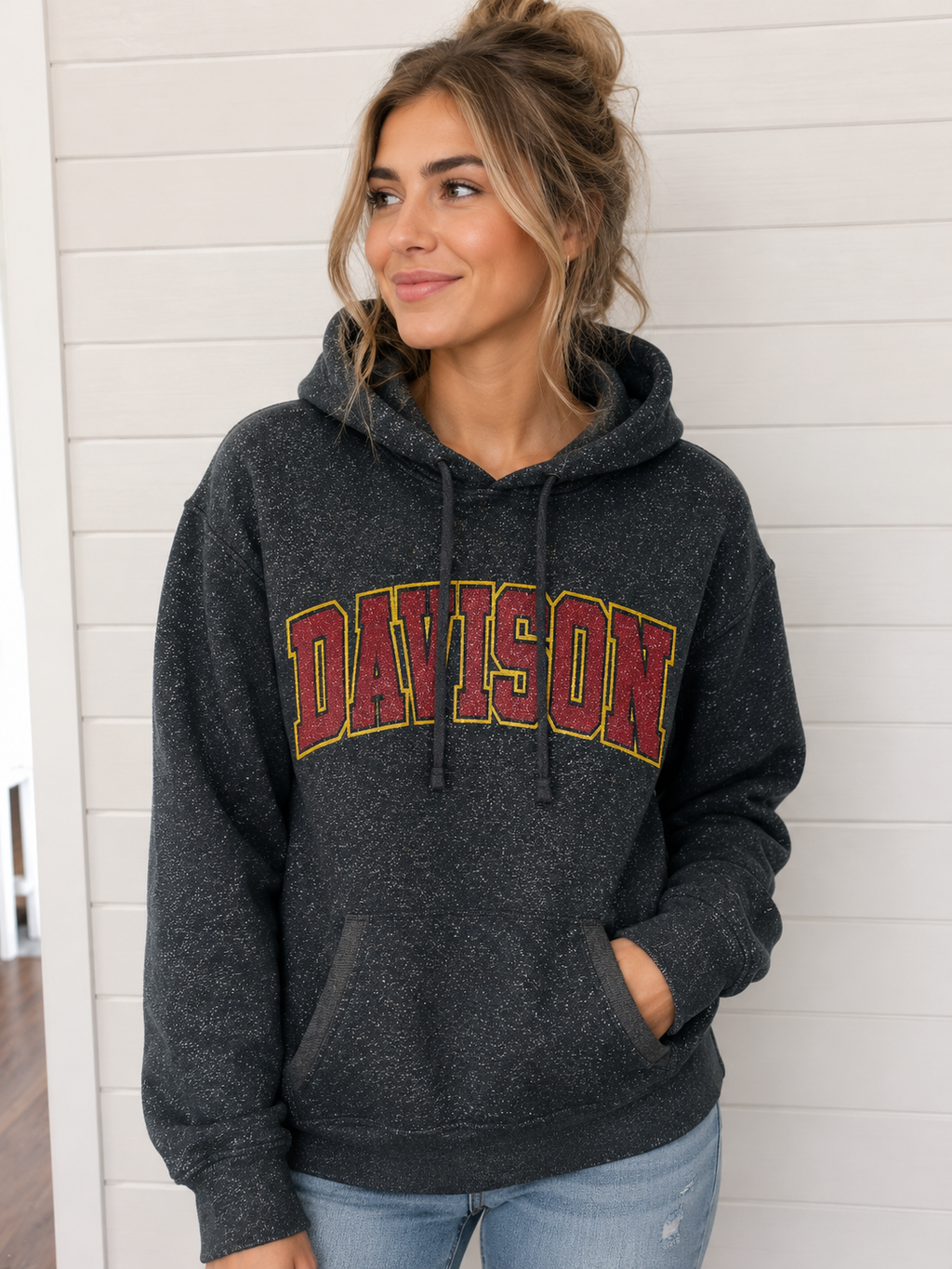 Davison Glitter-on-Glitter Ladies Cardinals Hoodie
