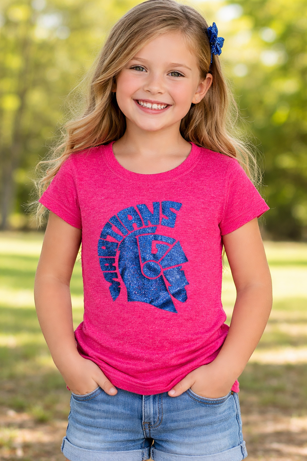 Martians Glitter-on-Glitter Ladies T-shirt