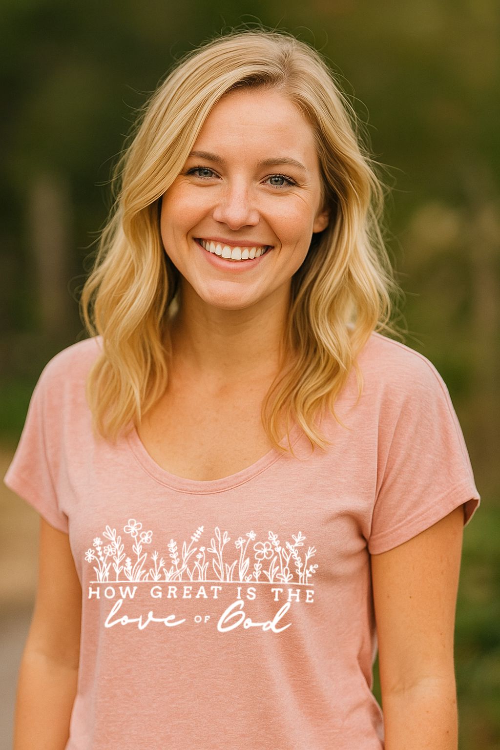 Gods Love Women’s Triblend Dolman T-Shirt