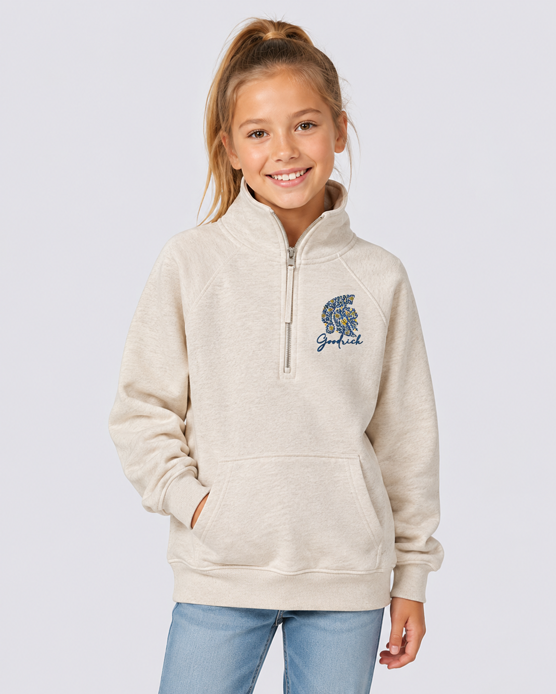 Goodrich Flower Martians Youth Quarter Zip