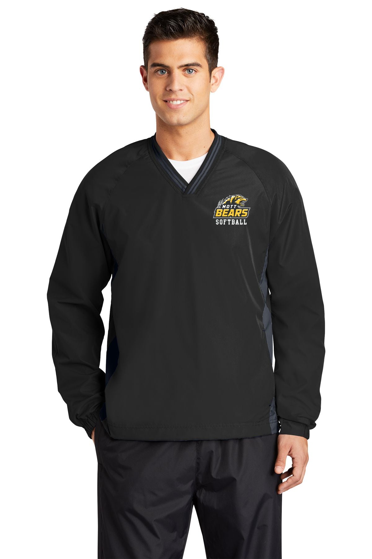 Mott CC Softball Windbreaker Pullover