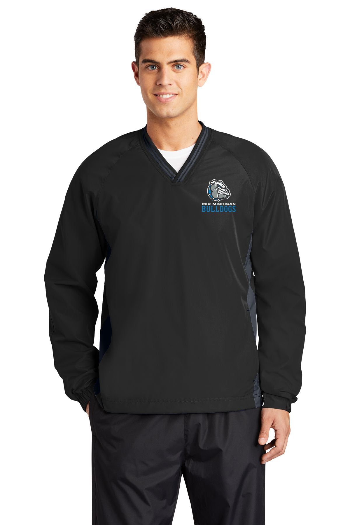 Mid Michigan Bulldogs Windbreaker Pullover