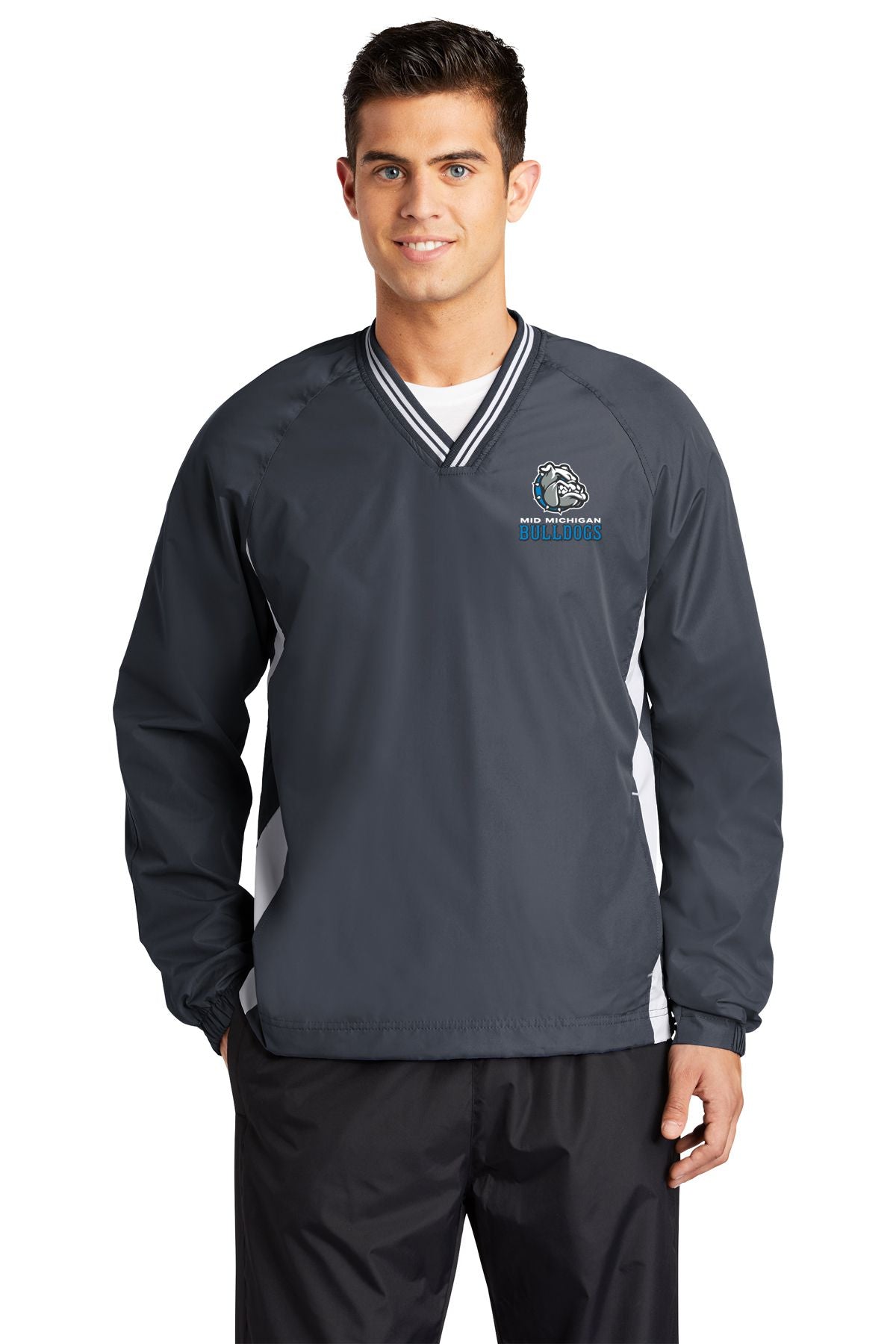 Mid Michigan Bulldogs Windbreaker Pullover