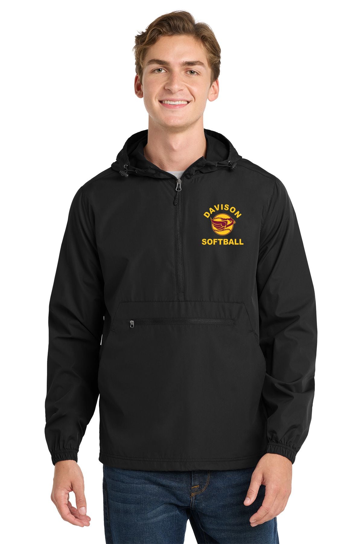 Davison Softball Sport-Tek ® Packable Anorak