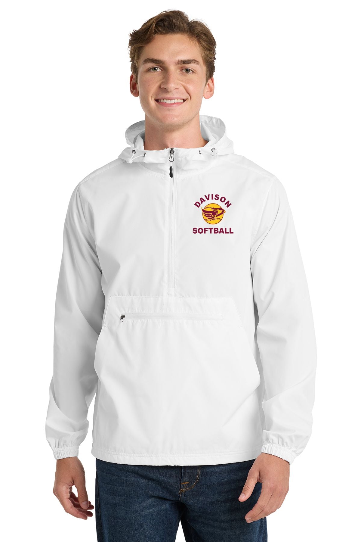 Davison Softball Sport-Tek ® Packable Anorak