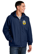 Goodrich Soccer Sport-Tek® Colorblock Hooded Raglan Jacket