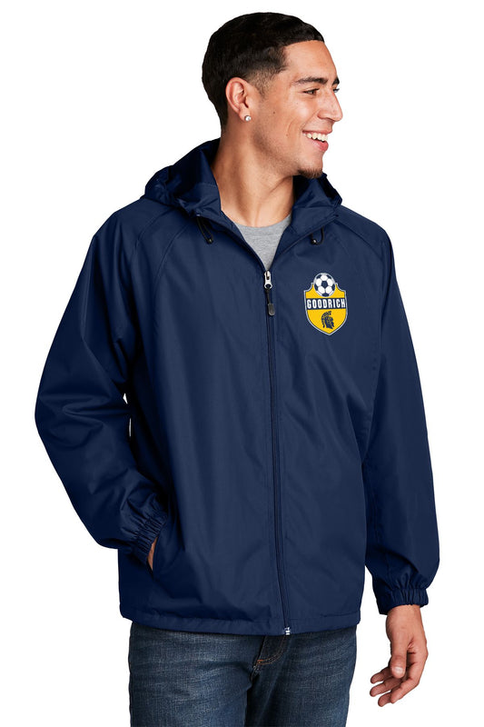 Goodrich Soccer Sport-Tek® Colorblock Hooded Raglan Jacket