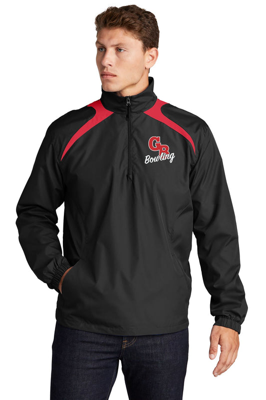 Grand Blanc Bowling Club 1/2 Zip Wind Shirt